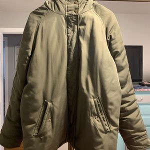 Old Navy hooded faux fur Women’s Jacket